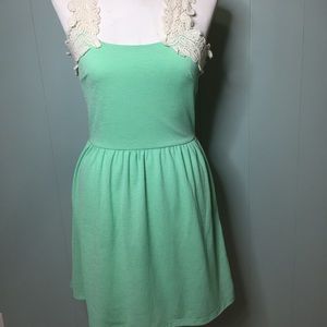 Dina Be Mint Green Mini Dress